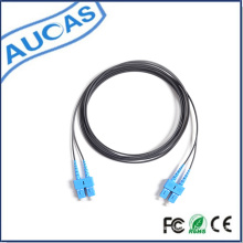 Câble de fibre optique Cordon de raccordement / Câble blindé simple mode duplex / câble de raccordement simplex LC-SC